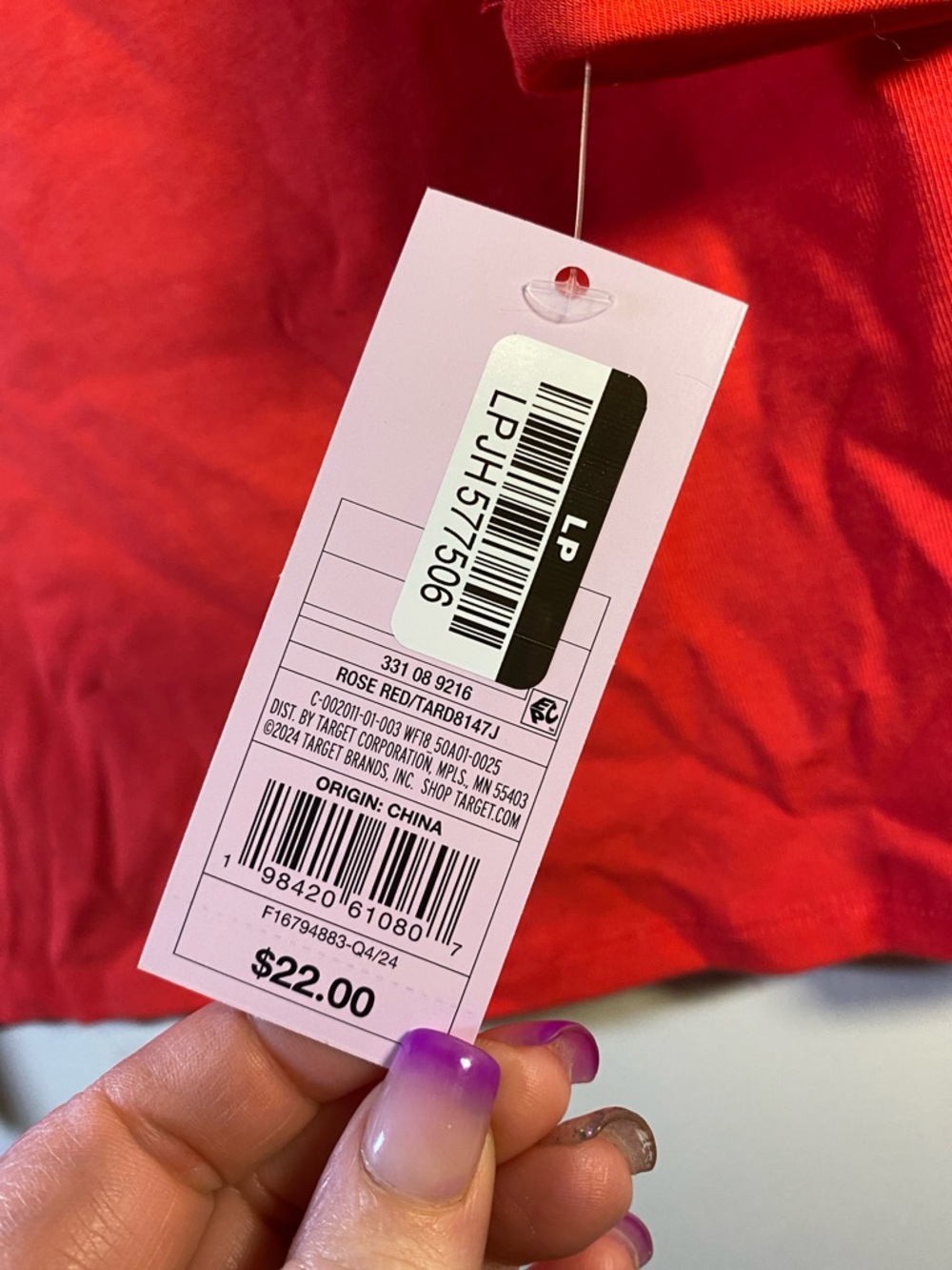 Wild‎ Fable Off-Shoulder Long Sleeve Coral-Red Mini Dress - Picture 4 of 6
